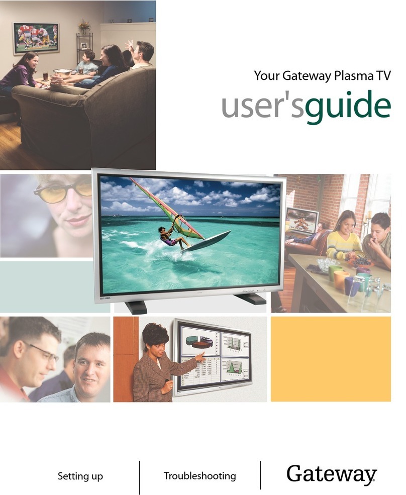 Gateway 50-inch User manual