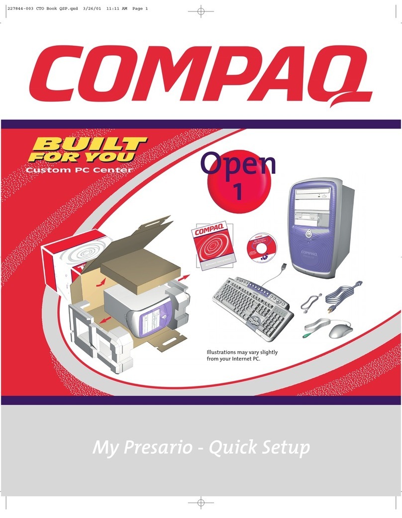 Compaq Compaq Presario Specification sheet