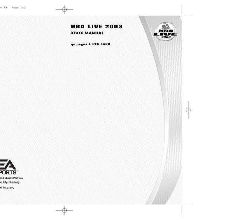 GAMES MICROSOFT XBOX NBA LIVE 2003 manual GAMES MICROSOFT XBOX NBA LIVE 2003 manual