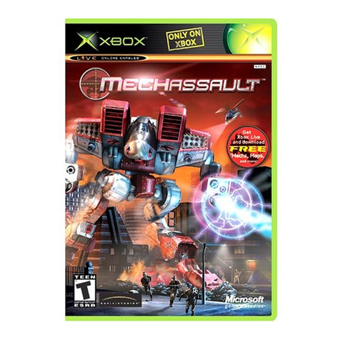 GAMES MICROSOFT XBOX MECH ASSAULT User manual