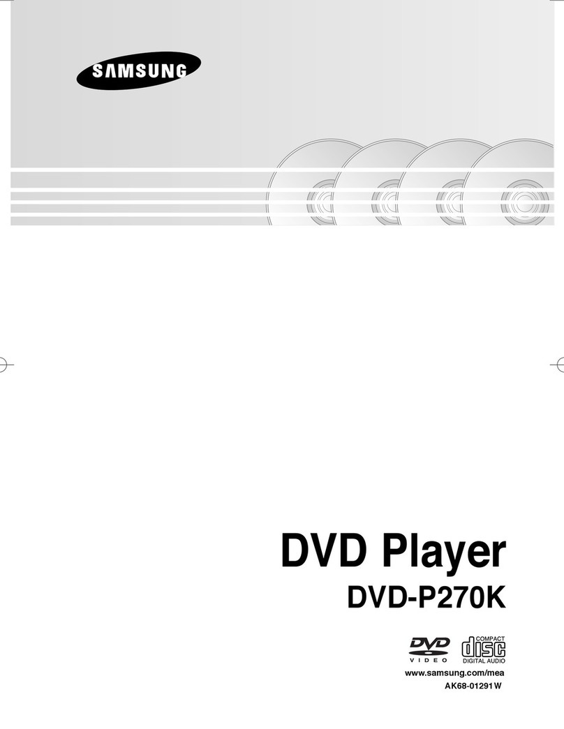 Samsung DVD-P270K User manual