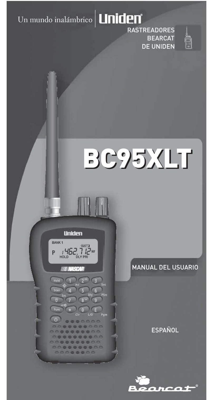 Uniden BC95XLT Instruction Manual