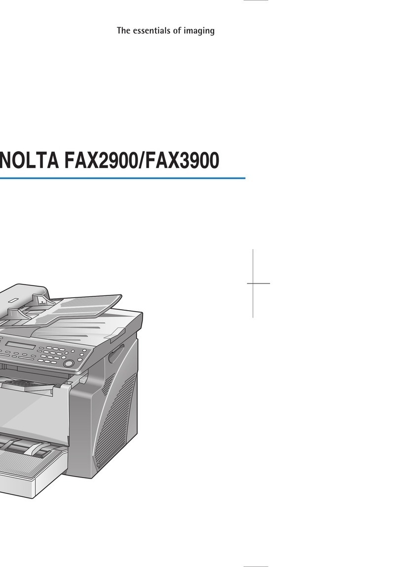 Konica Minolta FAX 2900 quick guide