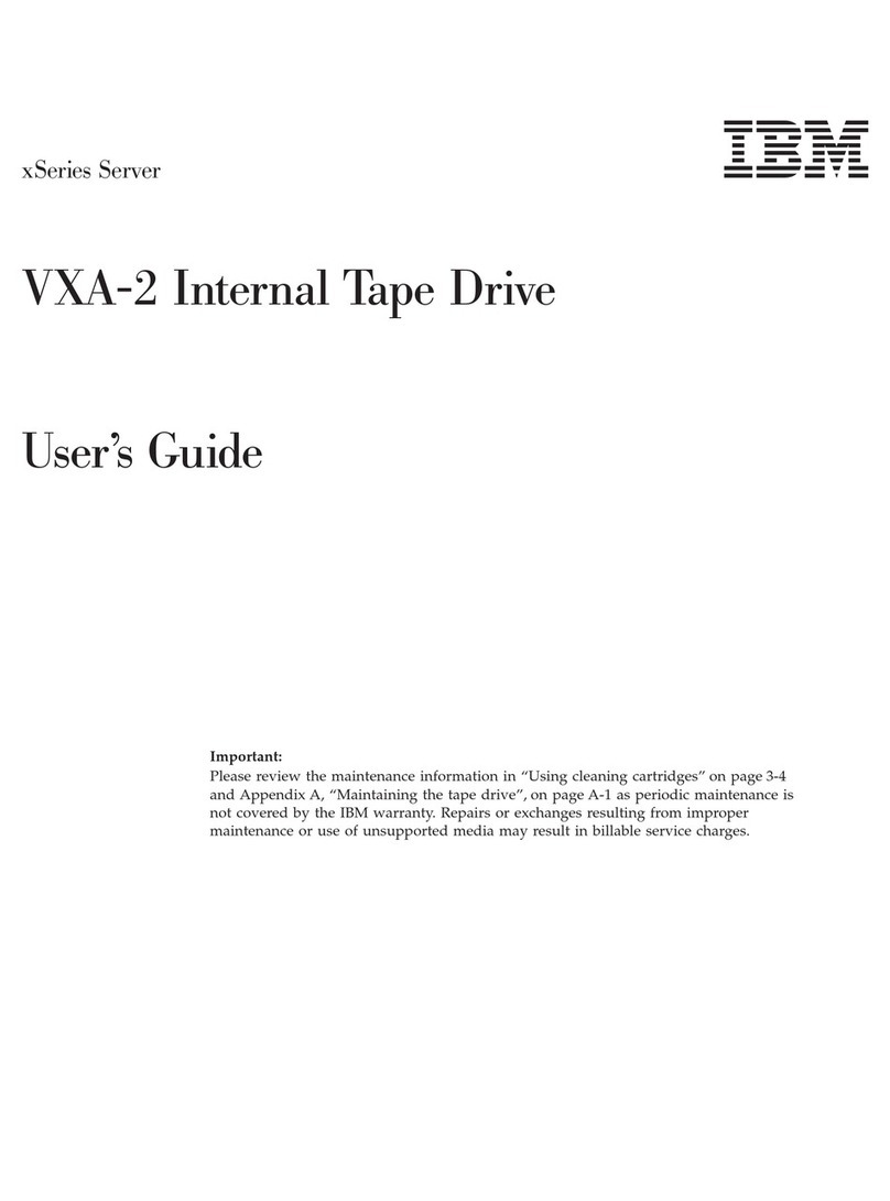 IBM VXA-2 - Tape Drive - VXAtape user guide