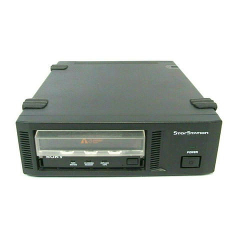 Sony AITE260 - AIT E260/S Tape Drive User manual Sony AITE260 - AIT E260/S Tape Drive User manual