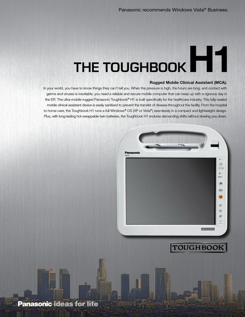 Panasonic CF-H1BDBBZCM User manual