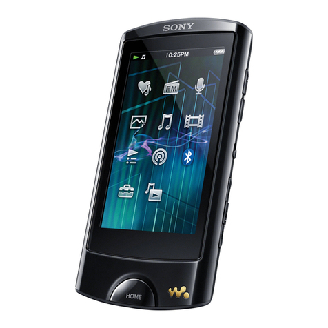 Sony NWZ-A864 User manual