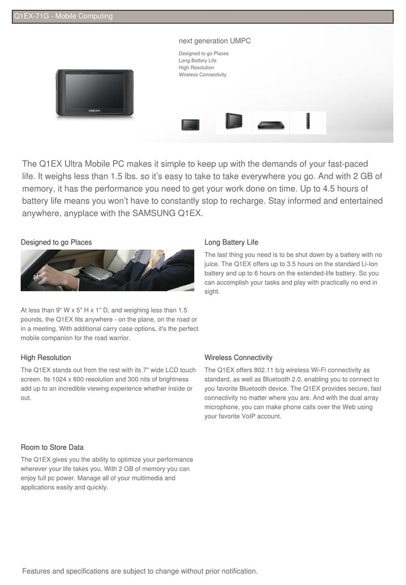 Samsung NP-Q1EX-FA01US brochure