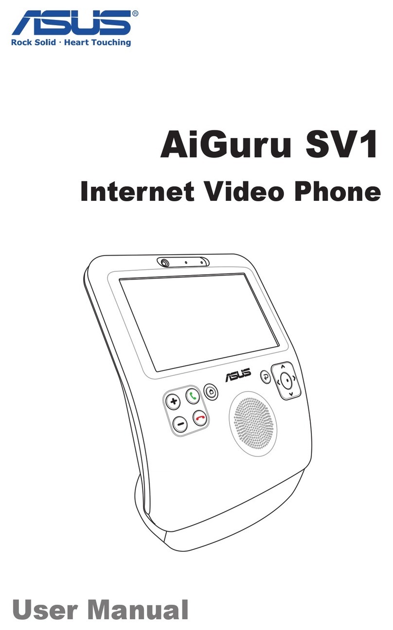 Asus AIGURUSV1 - Eee Videophone AiGuru SV1 Wireless IP Video... User manual