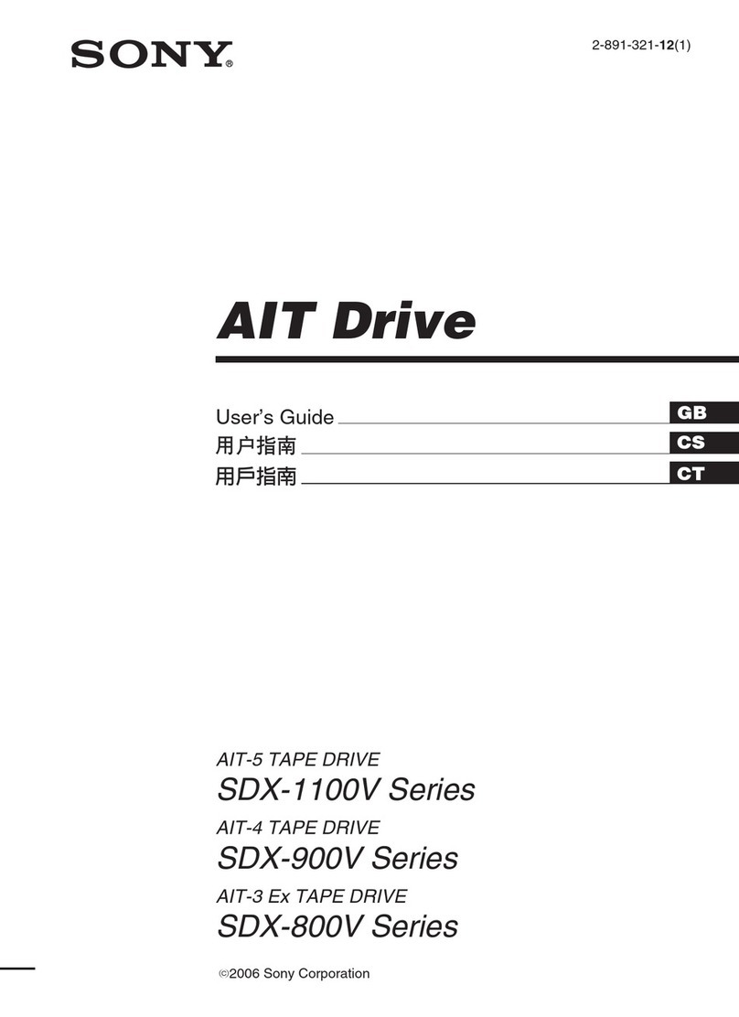 Sony SDX-800V Series User manual
