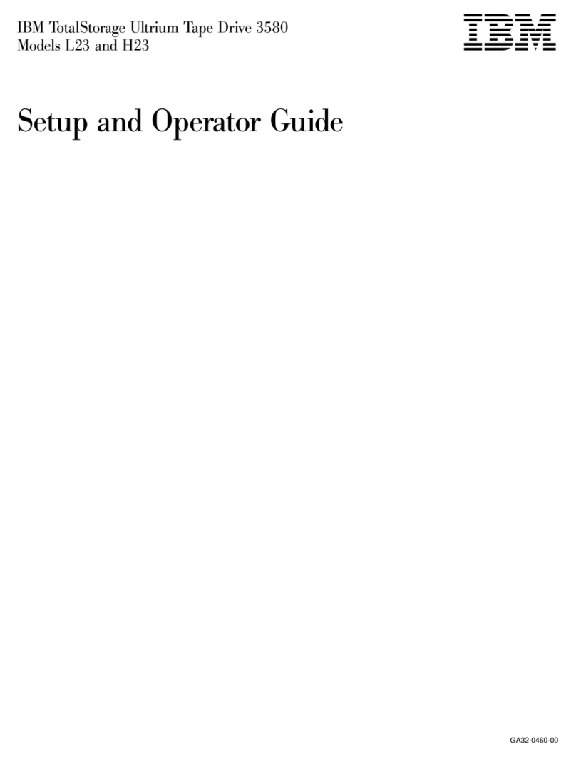 IBM TotalStorage Ultrium 3580 L23 Manual