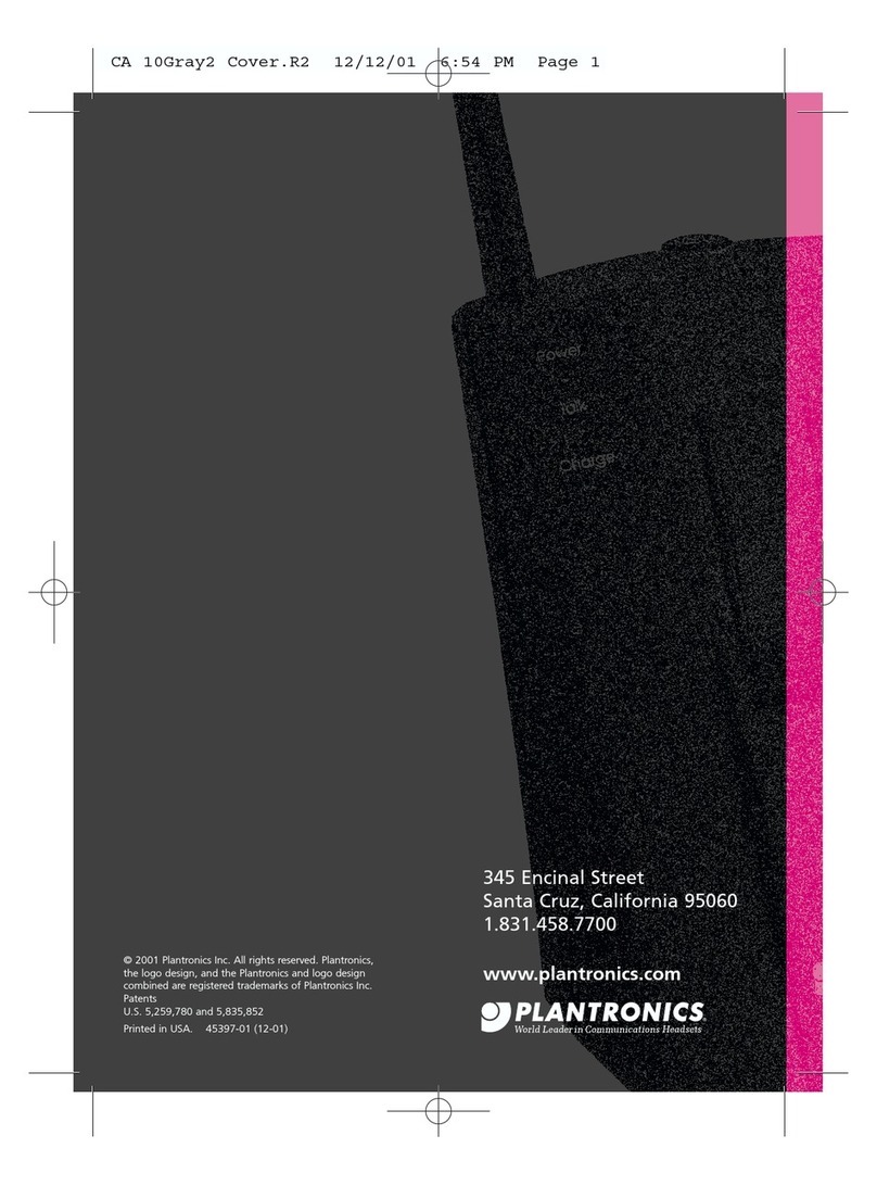 Plantronics CA10 User manual