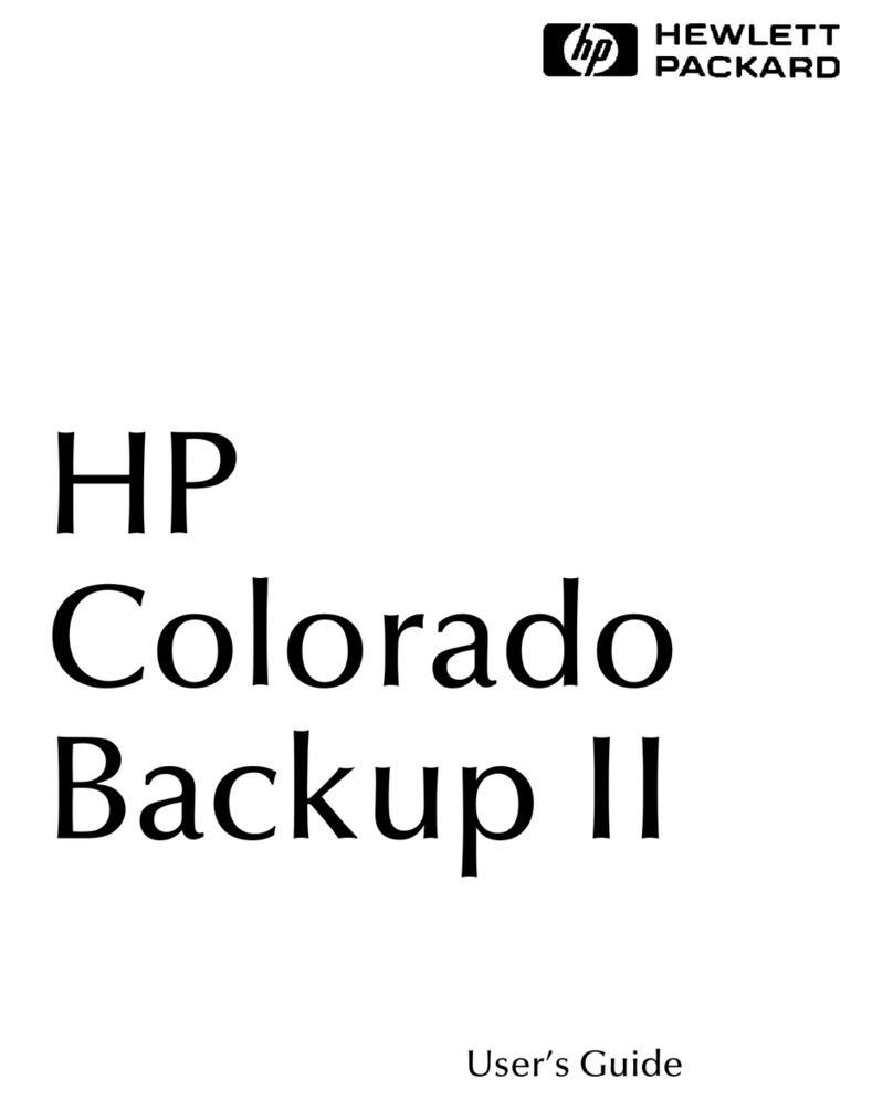 HP C4405A - Colorado 14GB Tape Drive User manual HP C4405A - Colorado 14GB Tape Drive User manual