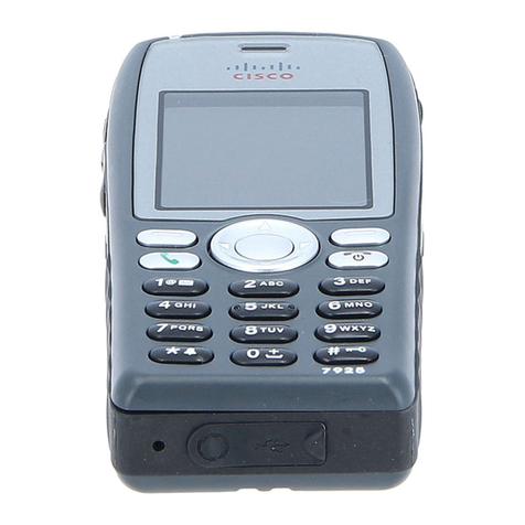 Cisco 7925G - Unified Wireless IP Phone VoIP Administration guide