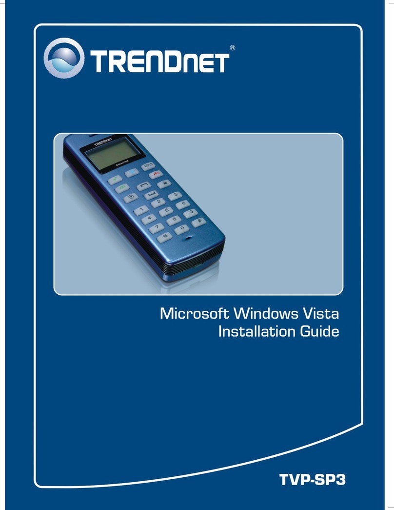 TRENDnet TVP-SP3 - ClearLink USB VoIP Phone User manual