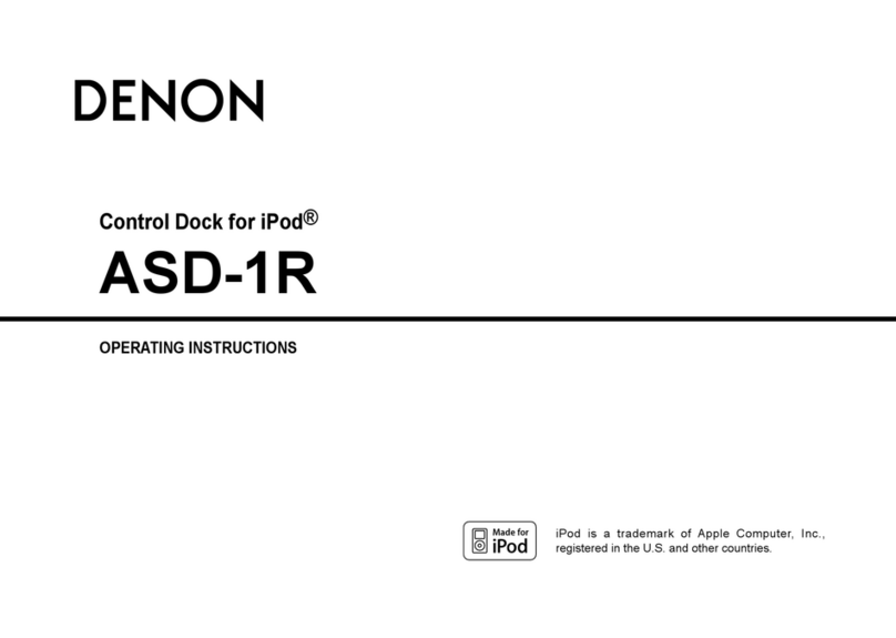 Denon ASD-1RBK operating instructions