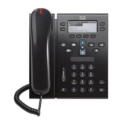 Cisco 6941 - Unified IP Phone Slimline VoIP Instruction Manual Cisco 6941 - Unified IP Phone Slimline VoIP Instruction Manual