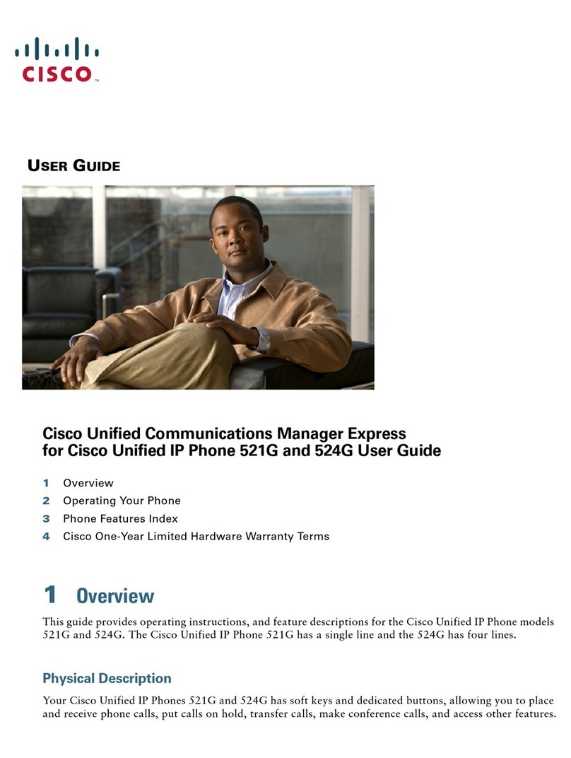 Cisco 524G - Unified IP Phone VoIP User manual