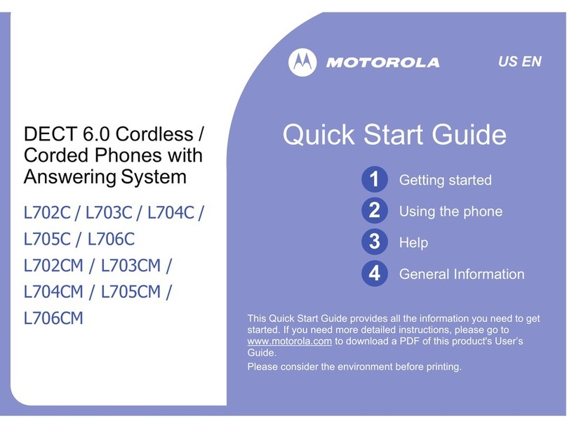 Motorola L702C User manual