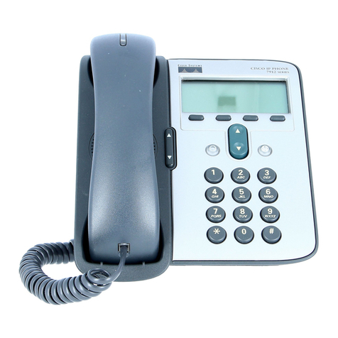 Cisco 7912G - IP Phone VoIP Instruction Manual