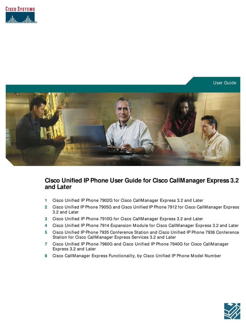 Cisco 7910G - IP Phone VoIP User manual