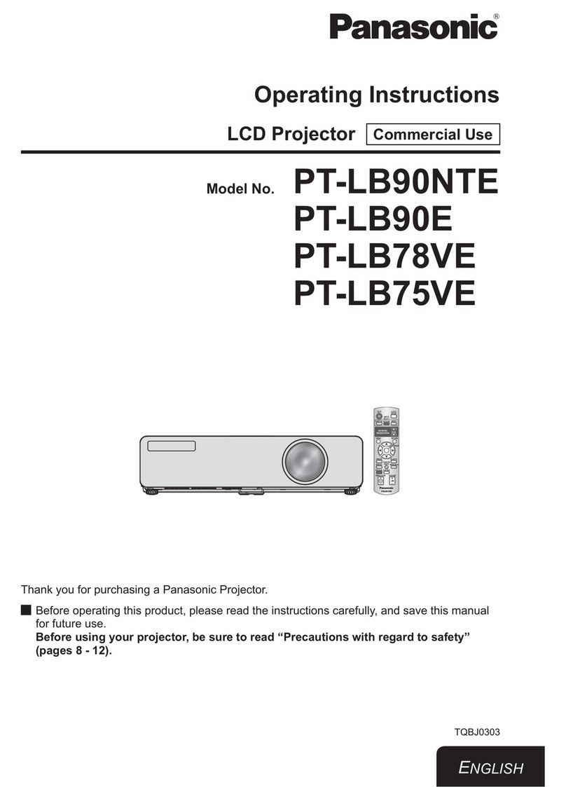 Panasonic PT-LB75VE User manual