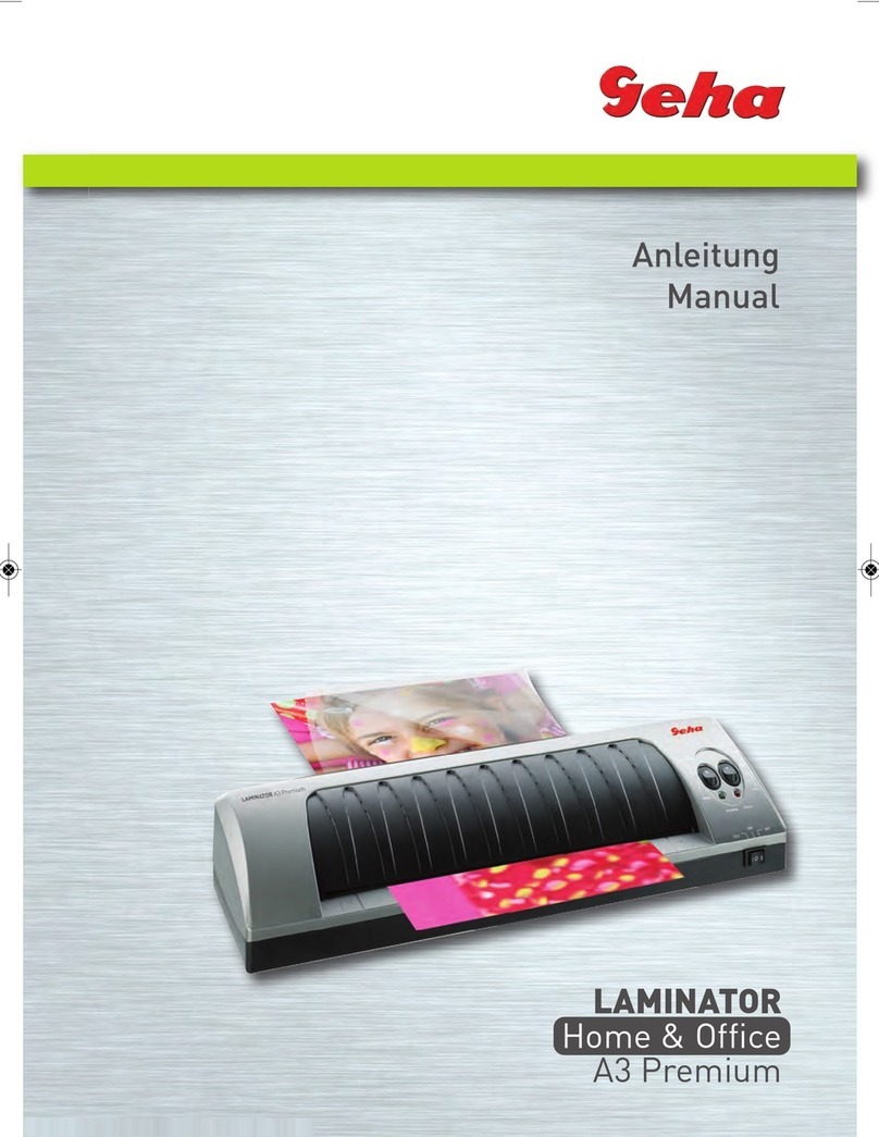 GEHA A3 PREMIUM HOME AND OFFICE manual
