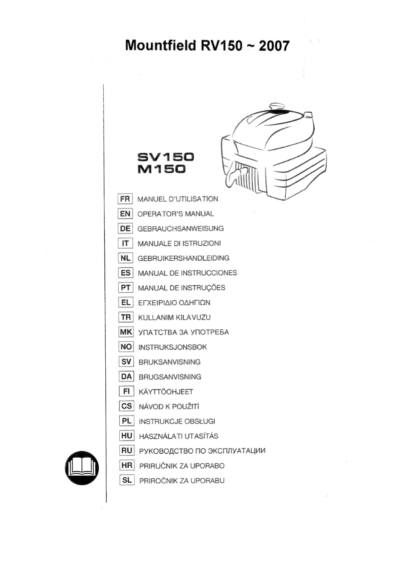 Mountfield M150 User manual