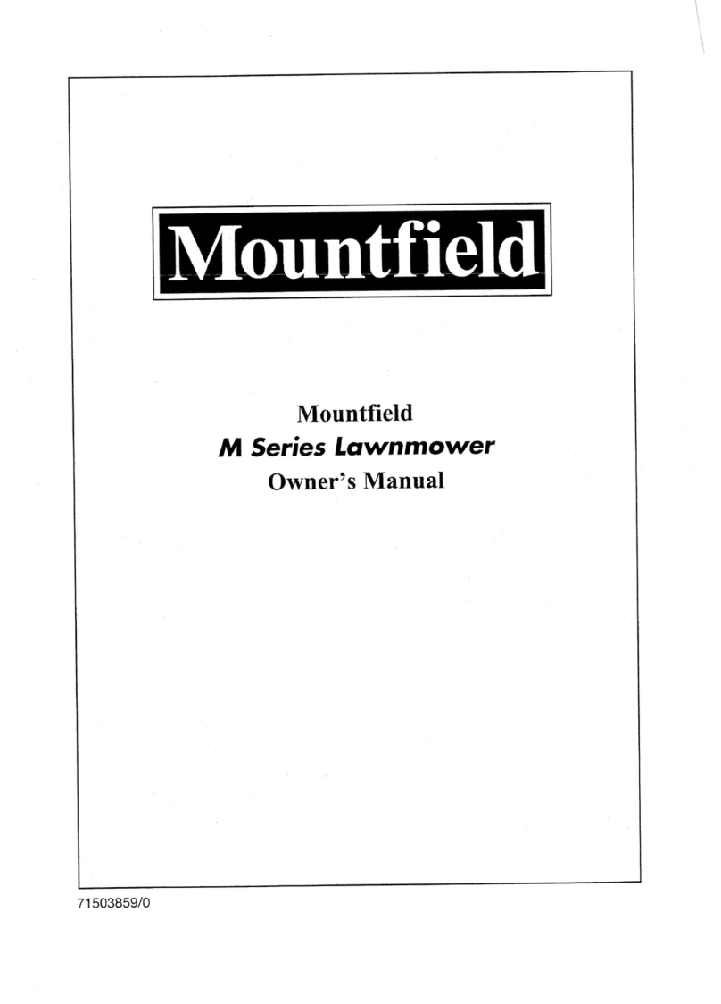 Mountfield M4 owner's manual