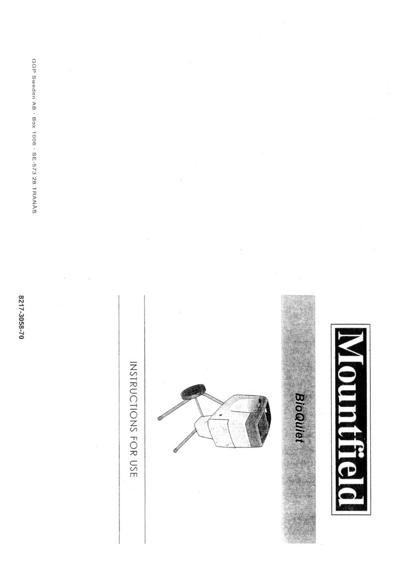 Mountfield BIO QUIET SHREDDER manual