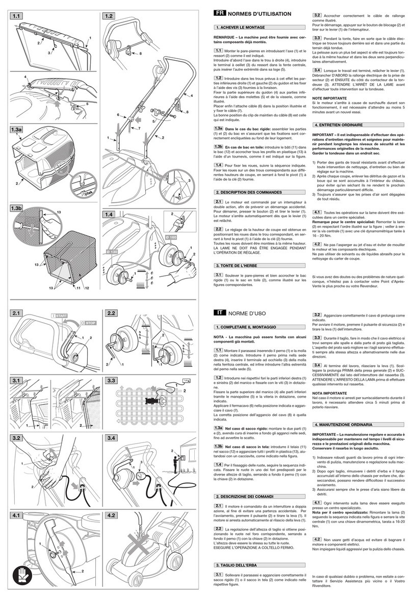 Mountfield EL350 Operator's manual