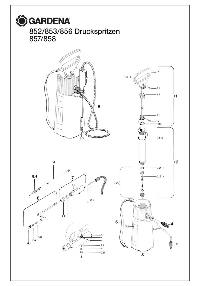 Gardena 852 Installation guide