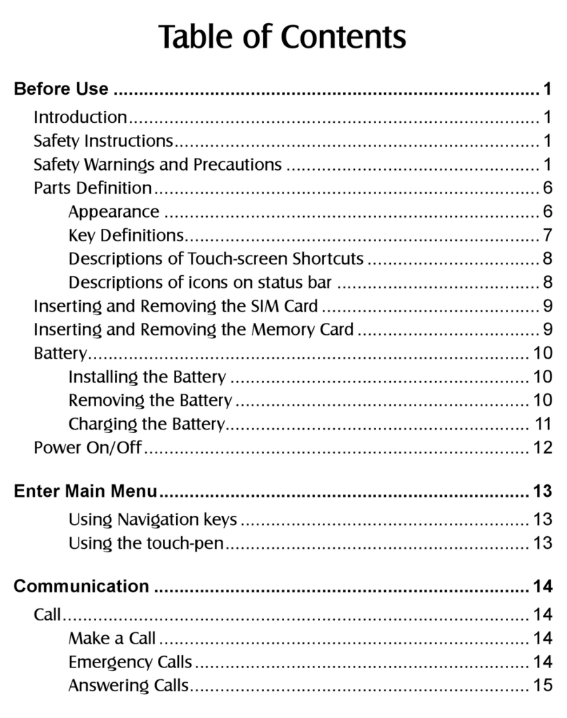 ORANGE VEGAS User manual