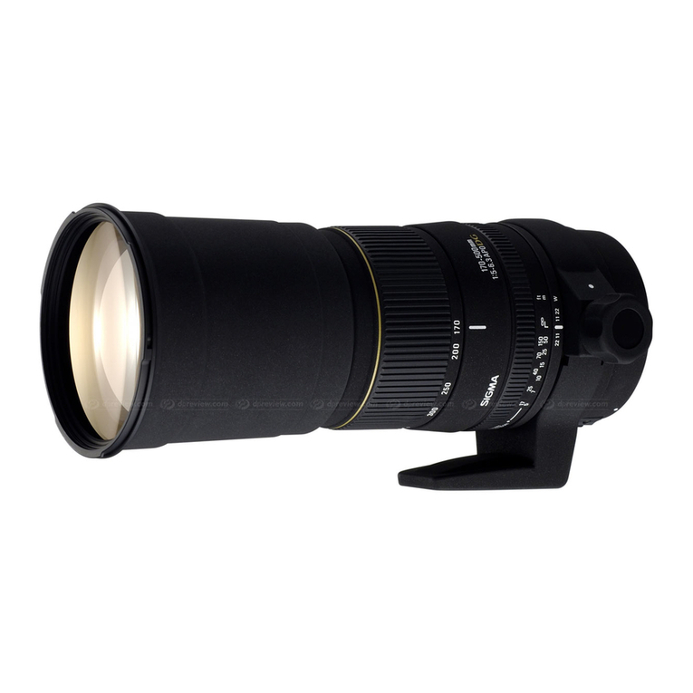 Sigma 170-500MM F5-6.3 APO User manual