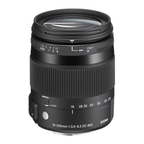 Sigma LENS - CATALOGUE User manual