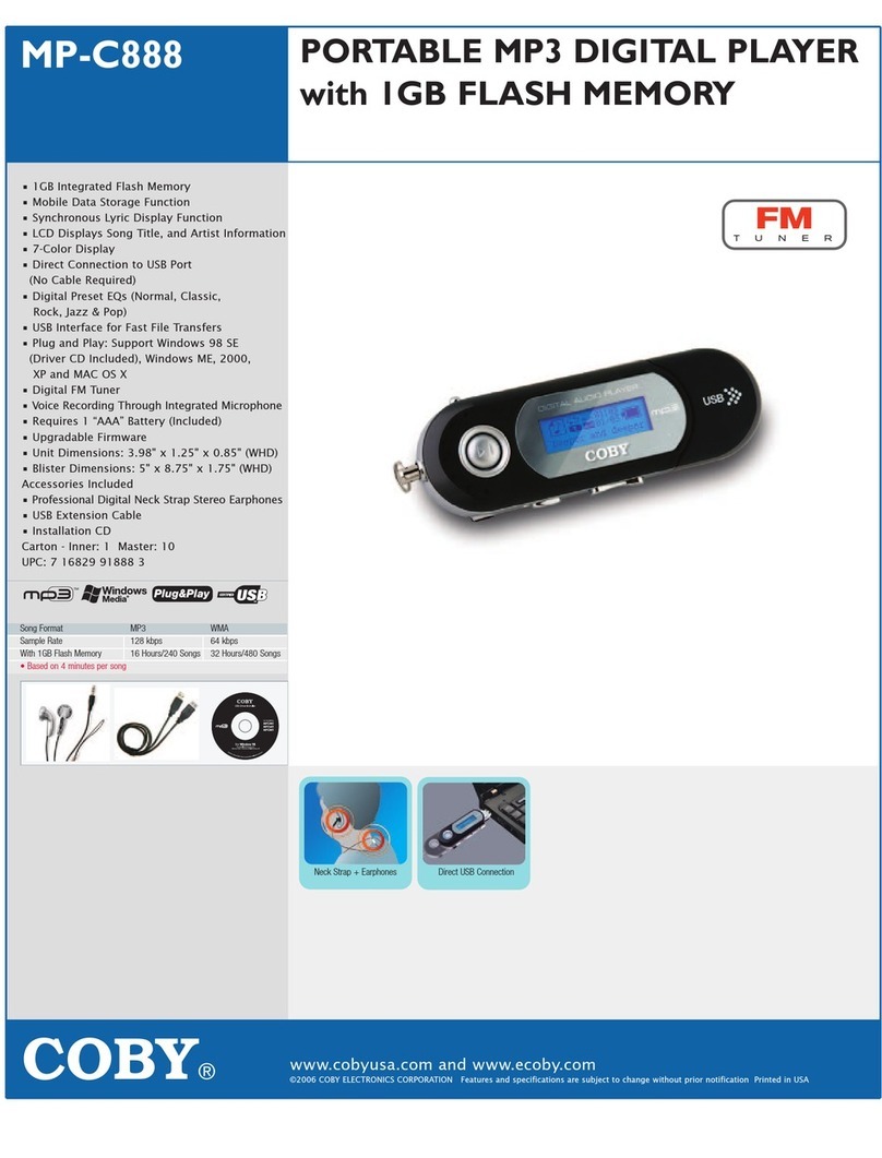 Coby MP-C839 brochure