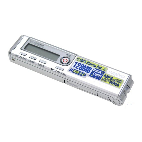 Sanyo ICR-S240RM User manual Sanyo ICR-S240RM User manual