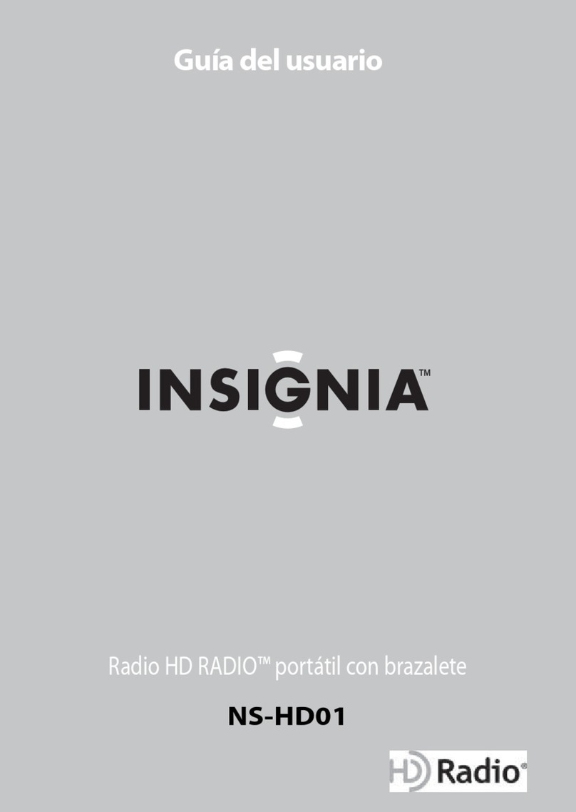 Insignia NS-HD01 - Portable HD Radio user guide