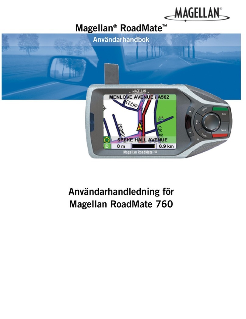 Magellan RoadMate 760 - Automotive GPS Receiver User manual