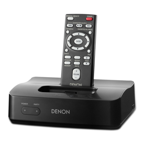 Denon ASD51N - Networking Client Dock Dimensions