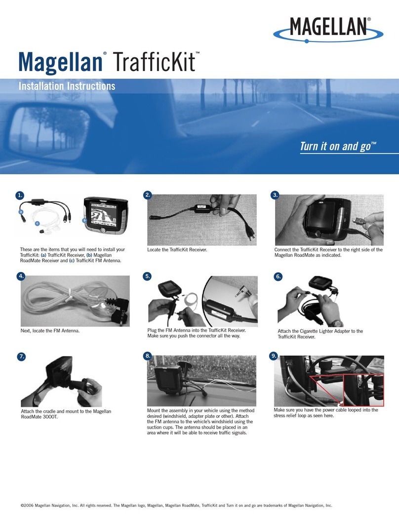 Magellan RoadMate 3000T - Automotive GPS Receiver User manual