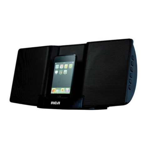RCA RI503 - iPod Speaker Dock System User manual