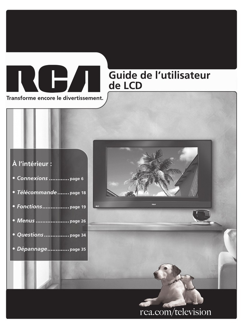 RCA L32WD12 - 32in Widescreen LCD Quick start guide