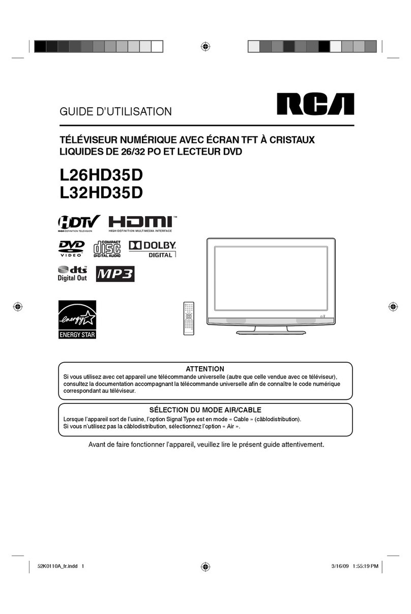 RCA L32HD35D - 32" 720P LCD/DVD Combo Service manual