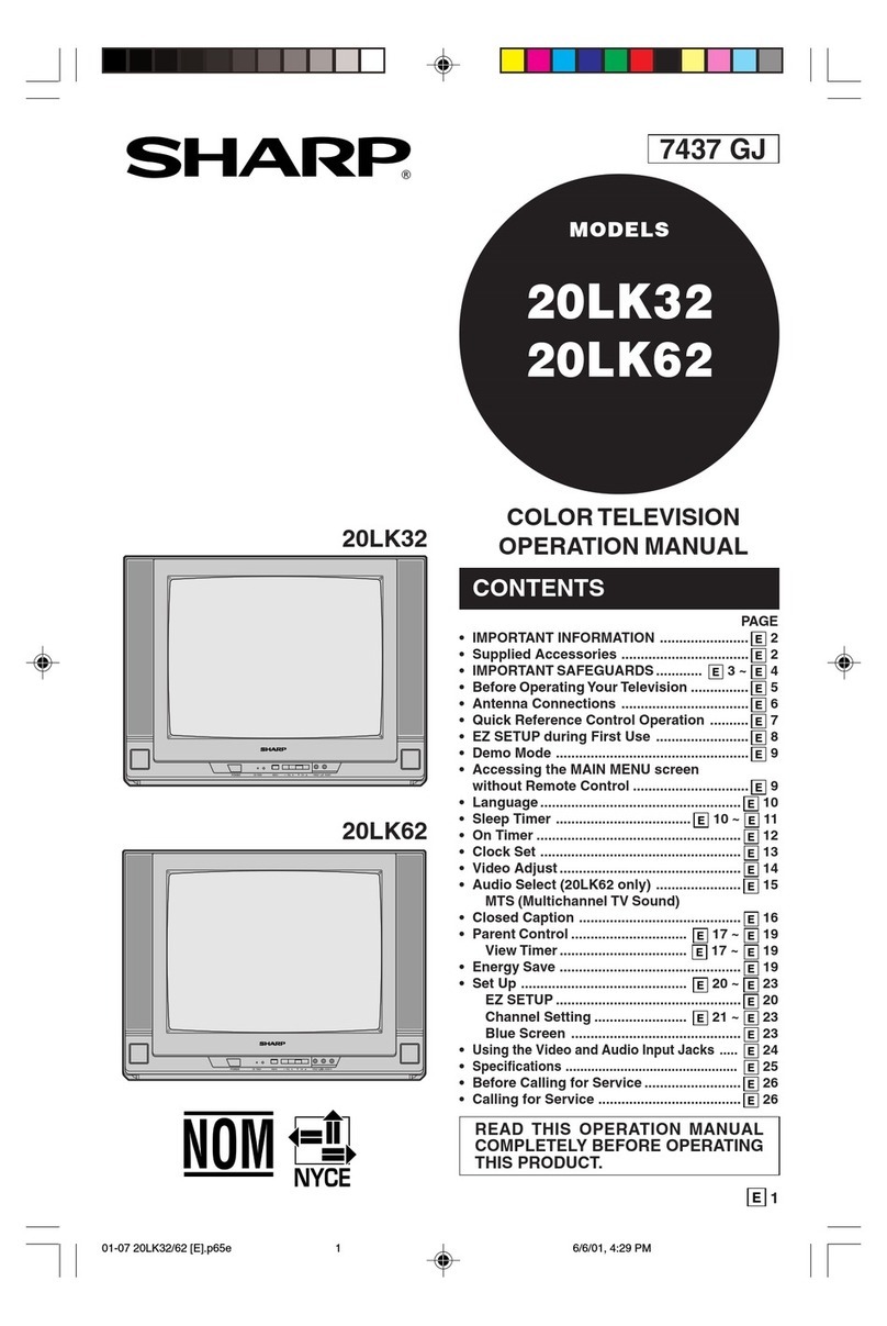 Sharp 20LK32 User manual