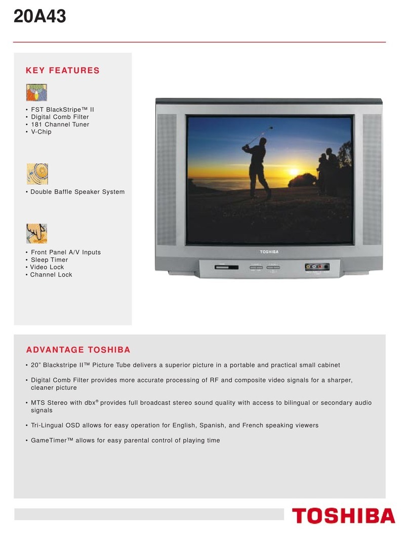 Toshiba 20A43 User manual