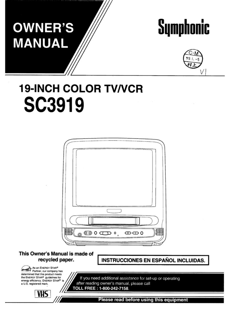 Symphonic SC3919 owner's manual