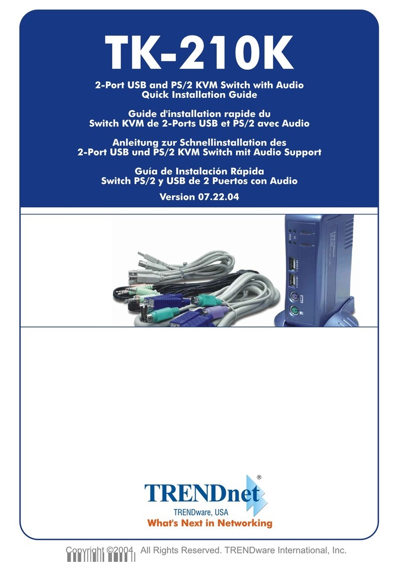 TRENDnet TK-210K User manual TRENDnet TK-210K User manual