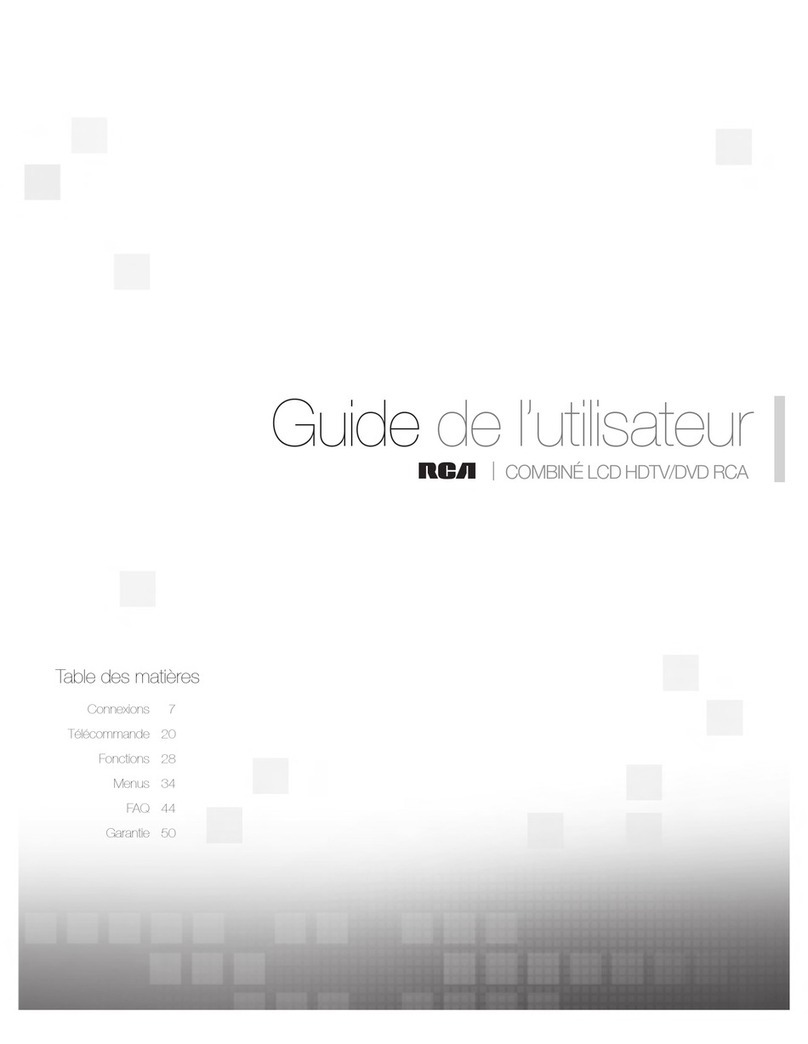 RCA L40HD33D - LCD/DVD Combo HDTV Guide de l'utilisateur
