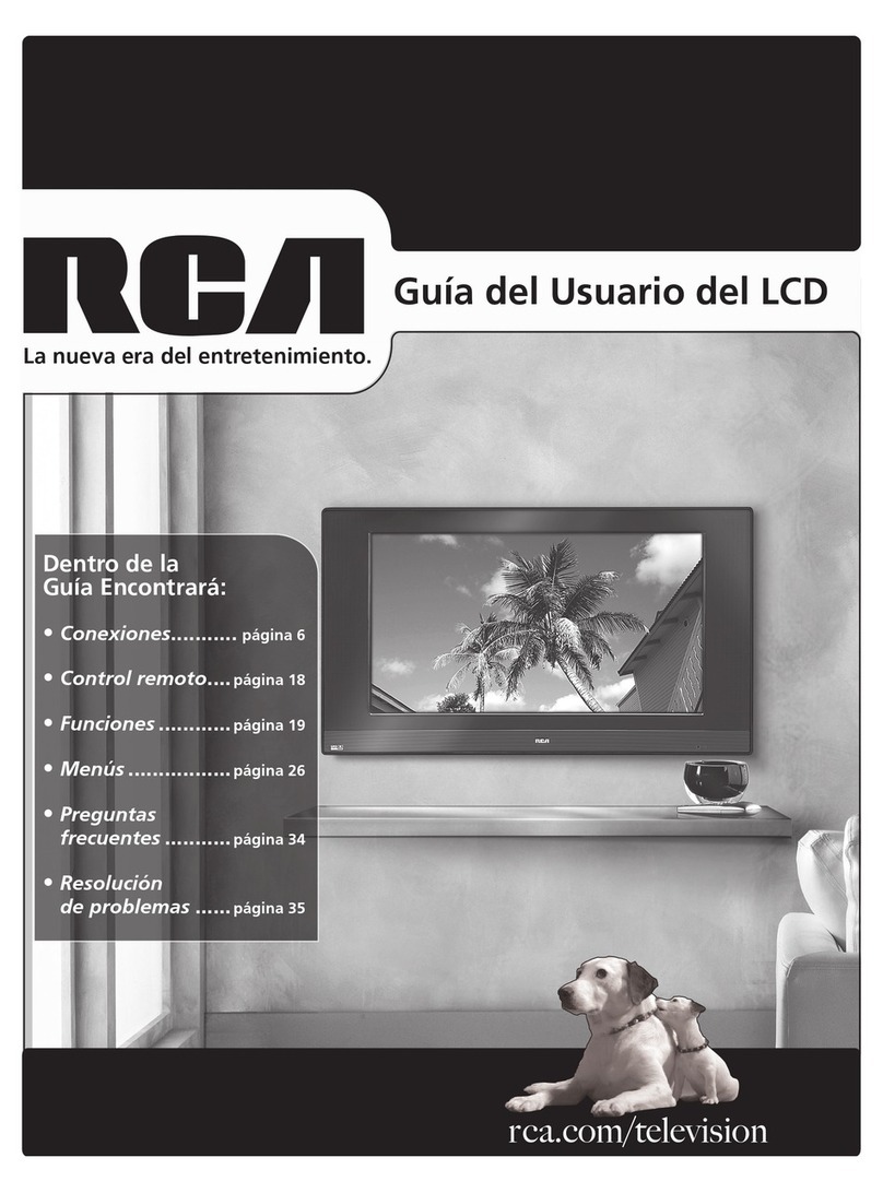 RCA L32WD12 - 32in Widescreen LCD Quick start guide
